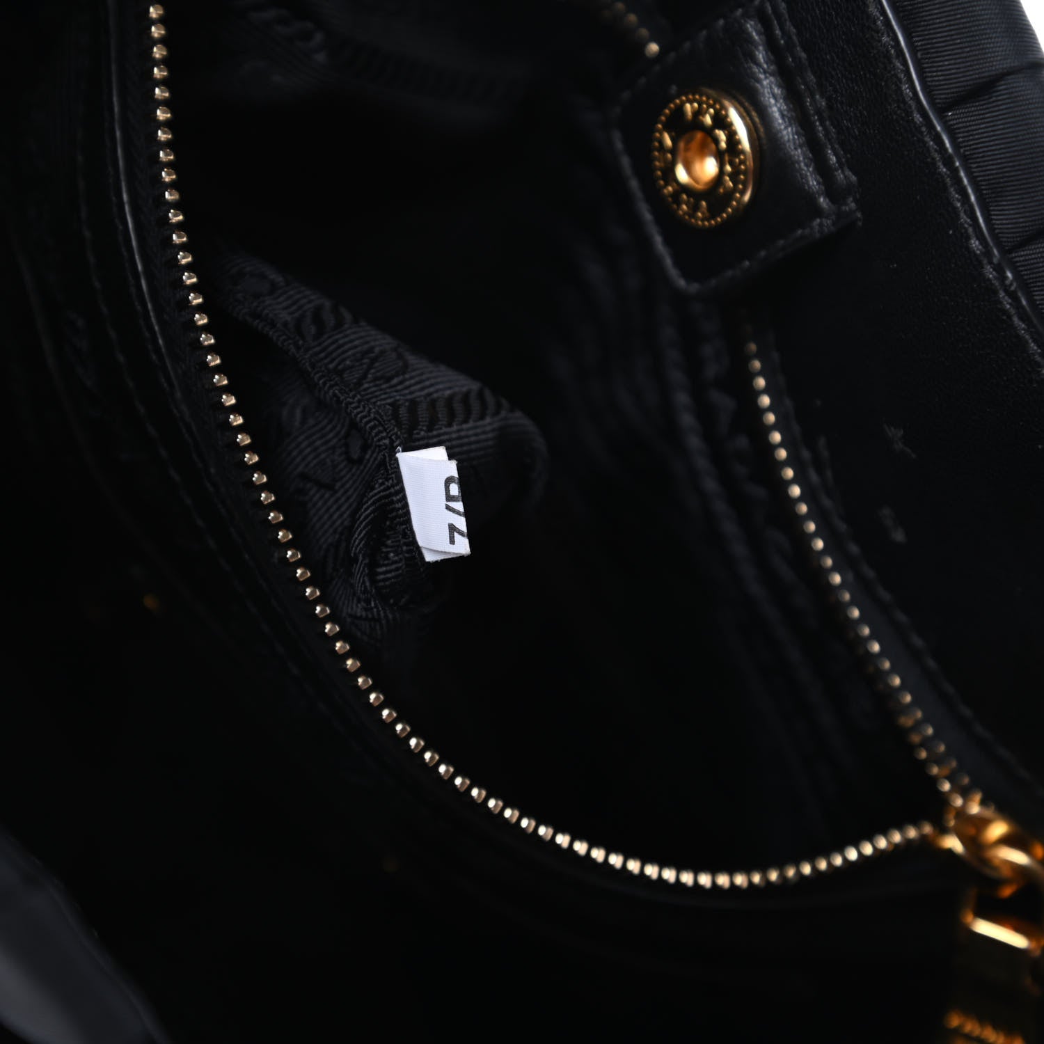 Prada Tessuto Nylon Gaufre Tote Black 9 of 10
