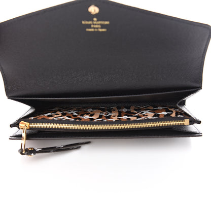 Louis Vuitton Monogram Giant Jungle Sarah Wallet Black 4 of 7