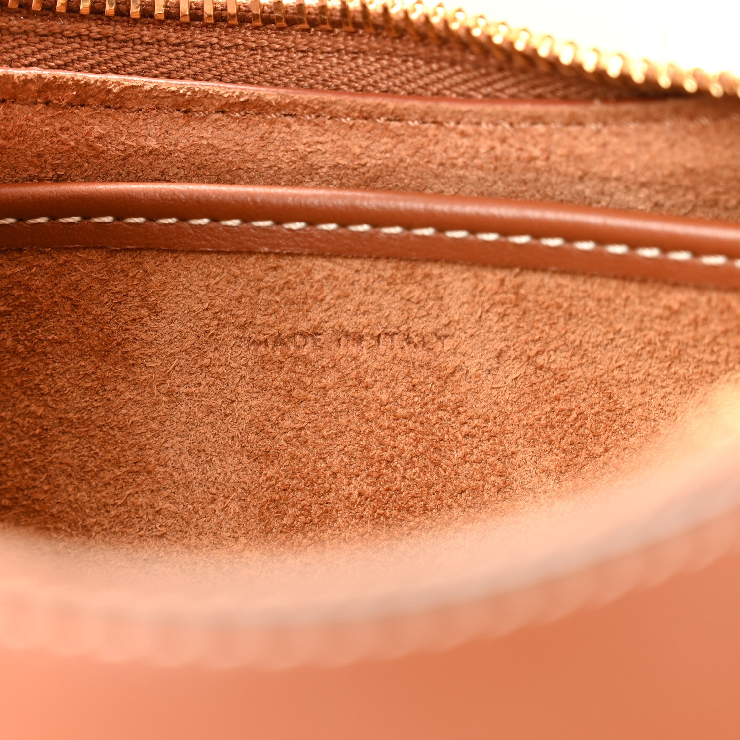 Celine Smooth Calfskin Medium Strap Ava Triomphe Shoulder Bag Tan 7 of 11