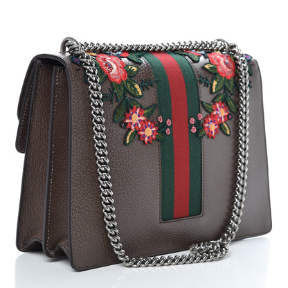 Gucci Calfskin Web Owl Embroidered Medium Dionysus Shoulder Bag New Acero Multicolor 4 of 10