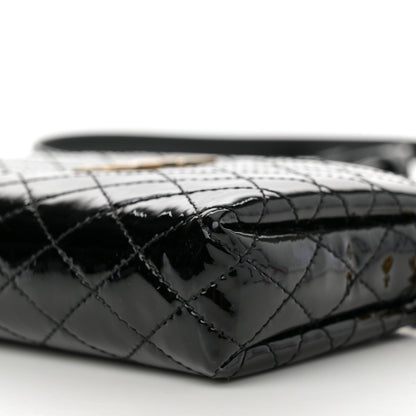 Saint Laurent Patent Quilted Gaby Zipped Pouch Black 10 of 12