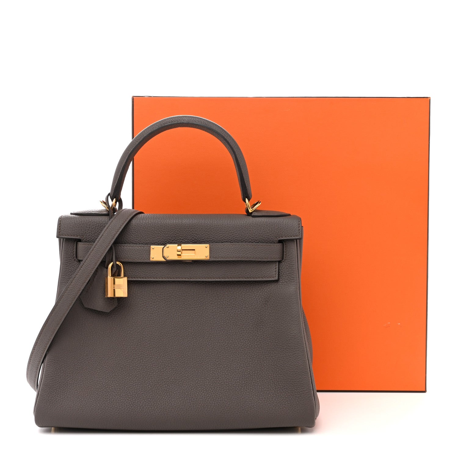 Hermes Togo Kelly Retourne 28 Etain 11 of 11