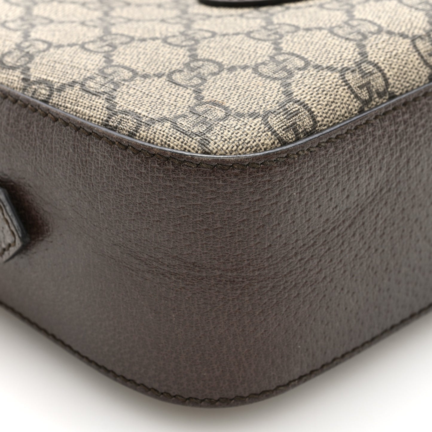GG Supreme Monogram Web Neo Vintage Shoulder Bag Beige New Acero Crop