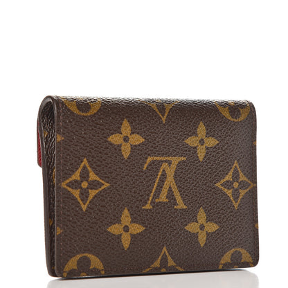 Louis Vuitton Monogram Compact Marie Wallet Rouge 3 of 7