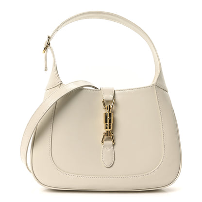 Gucci Boarded Dyana Lux Calfskin Small Jackie 1961 Hobo Mystic White 1 of 10