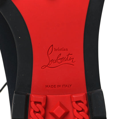 Christian Louboutin Waxed Neoprene Mens SockRoc Boots 40 Black 6 of 9