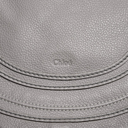 Chloe Calfskin Medium Marcie Round Crossbody Bag Cashmere Grey 8 of 10