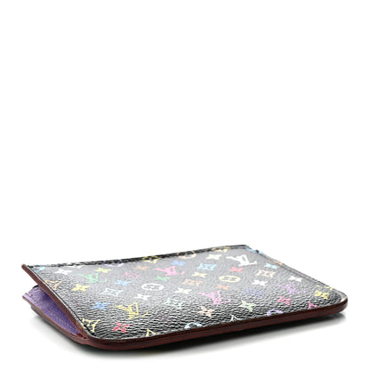 Louis Vuitton Monogram Multicolor Key Pouch Black Violet 4 of 8