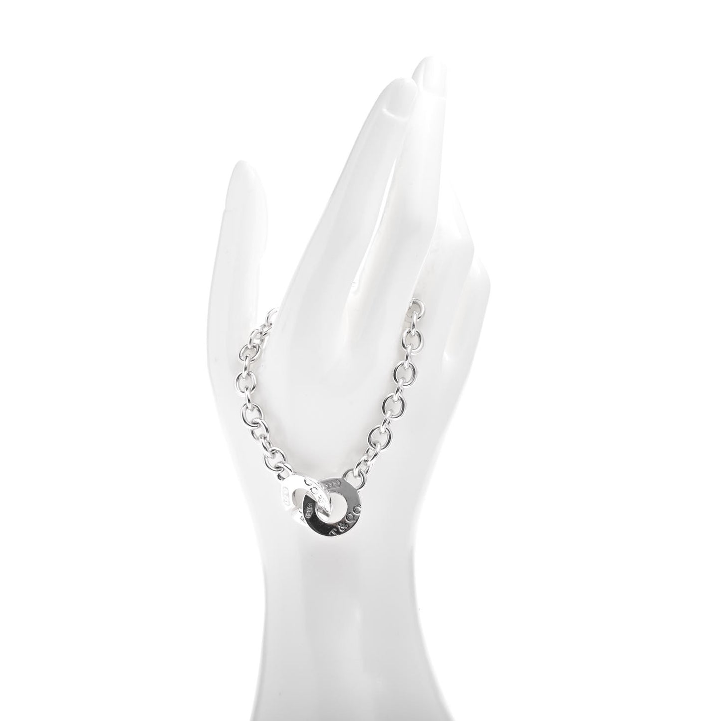 Sterling Silver 1837 Circle Clasp Bracelet