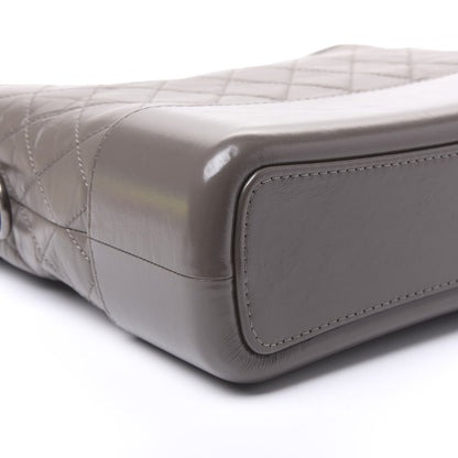 Chanel Aged Calfskin Quilted Medium Gabrielle Hobo Grey 5 of 10