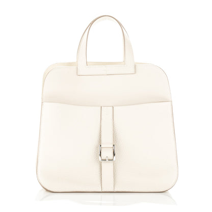 Hermes Taurillon Clemence Halzan 31 GM Craie 1 of 7