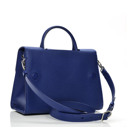 Christian Dior Bullcalf Medium Diorever Flap Yves Klein Blue 3 of 7