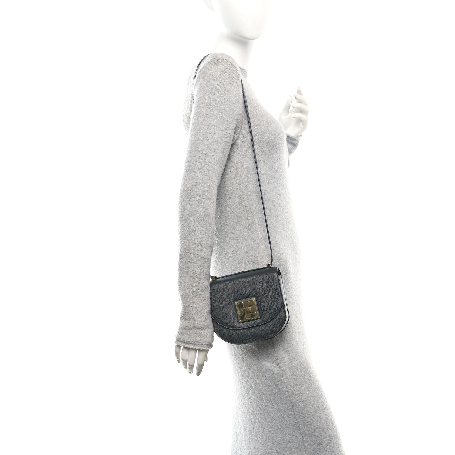 Hermes Epsom Mosaique Au 24-17 Black 2 of 9