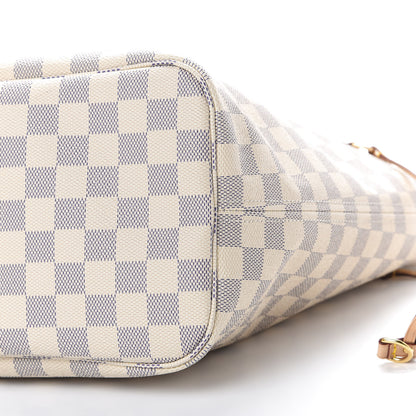 Louis Vuitton Damier Azur Neo Neverfull MM Rose Ballerine 9 of 10