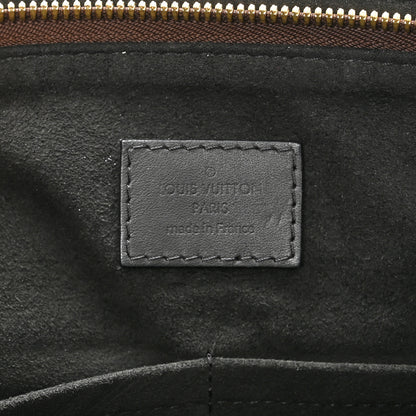 Louis Vuitton Monogram Flower Zipped Tote PM Black 6 of 9