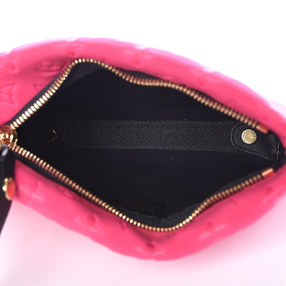 Louis Vuitton Monogram Scuba Clutch Pochette Fuchsia 5 of 7