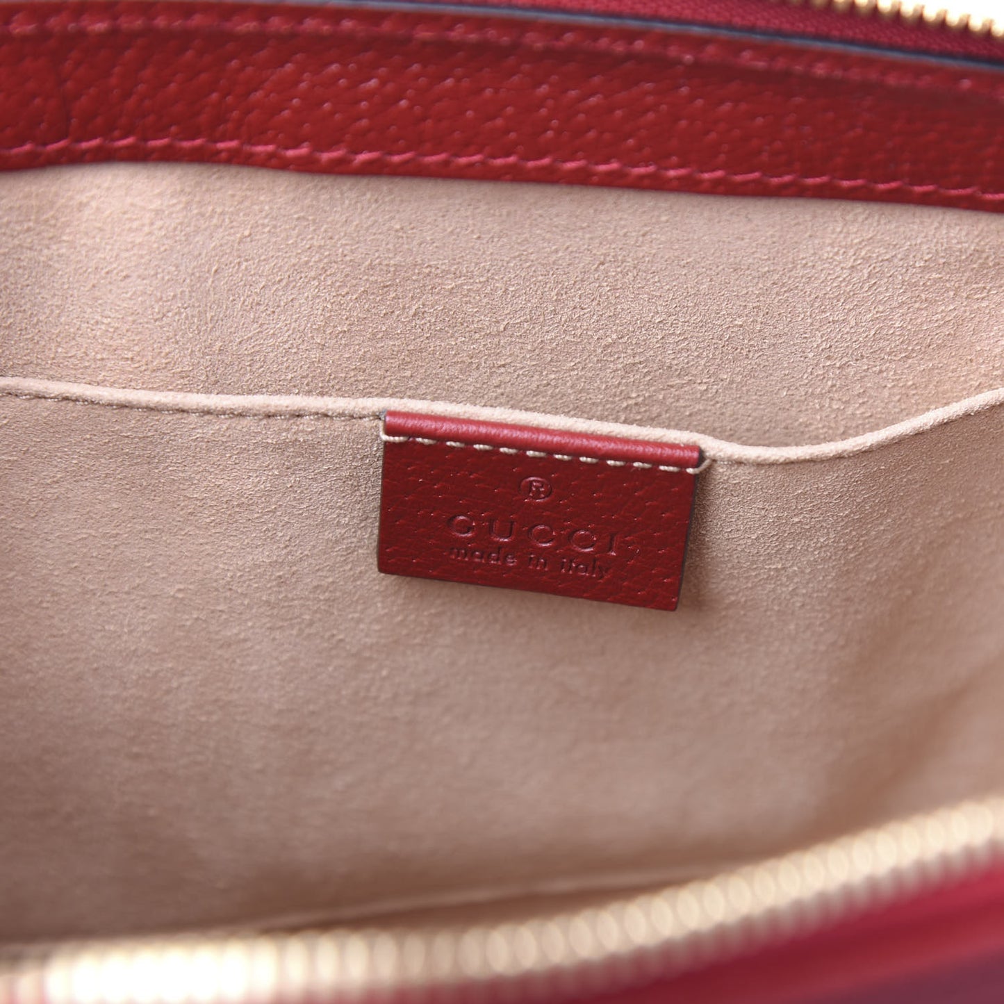 GG Supreme Monogram Flora Web Small Ophidia Tote Bag Red