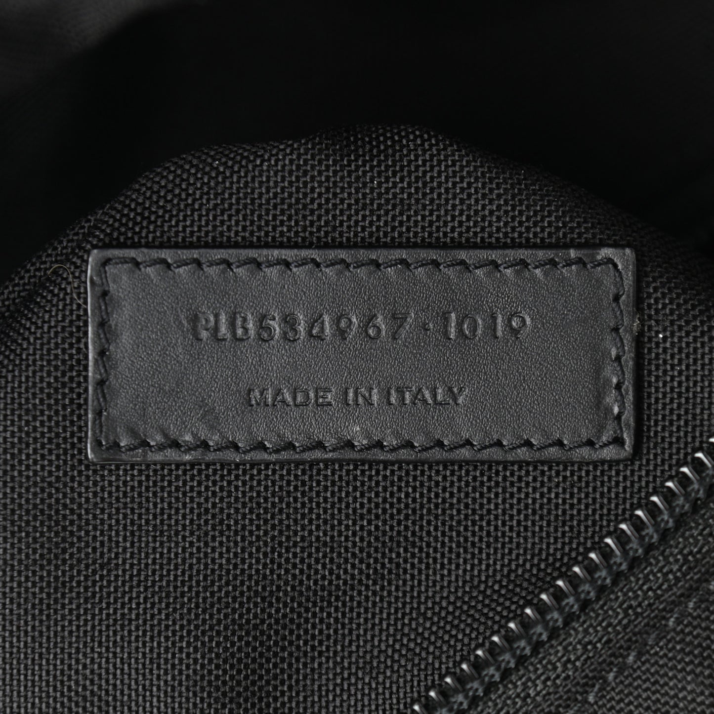 Canvas Camouflage Backpack Black
