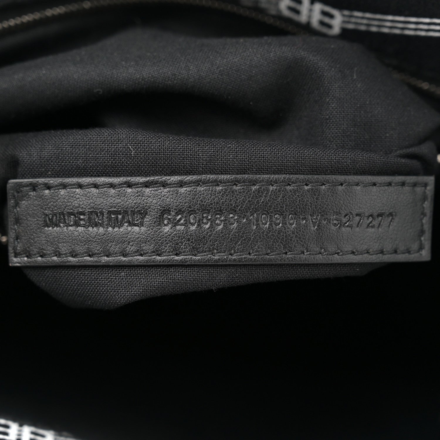 Balenciaga Canvas BB Monogram Sharp Tote Black 7 of 12