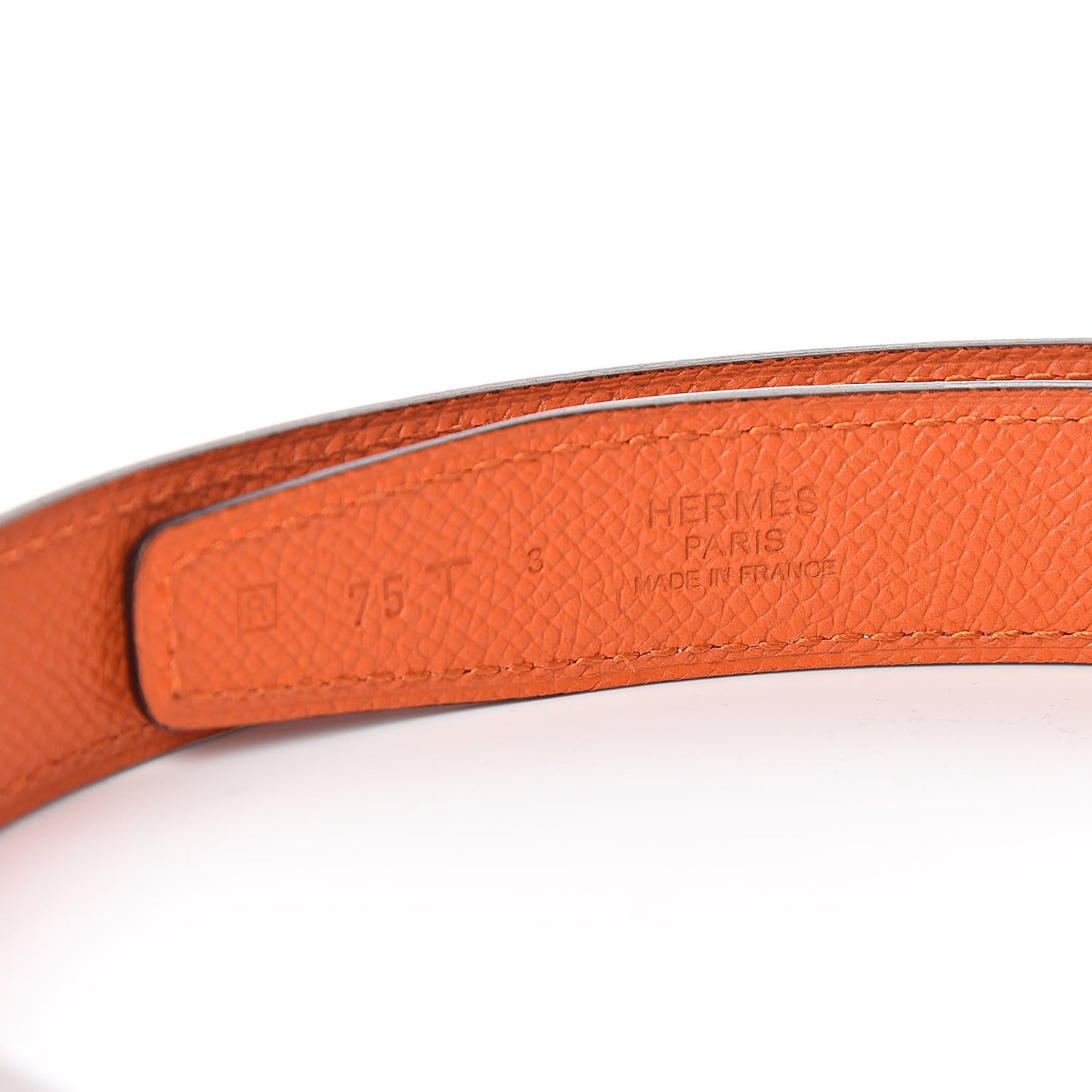 Swift Epsom 32mm Constance H Belt 75 Craie Orange