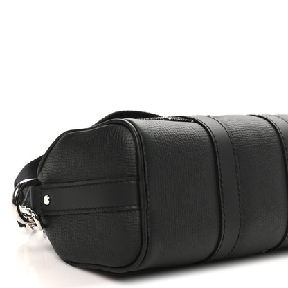 Louis Vuitton X NIGO Taurillon Monogram Denim Drip Keepall XS Black 7 of 8