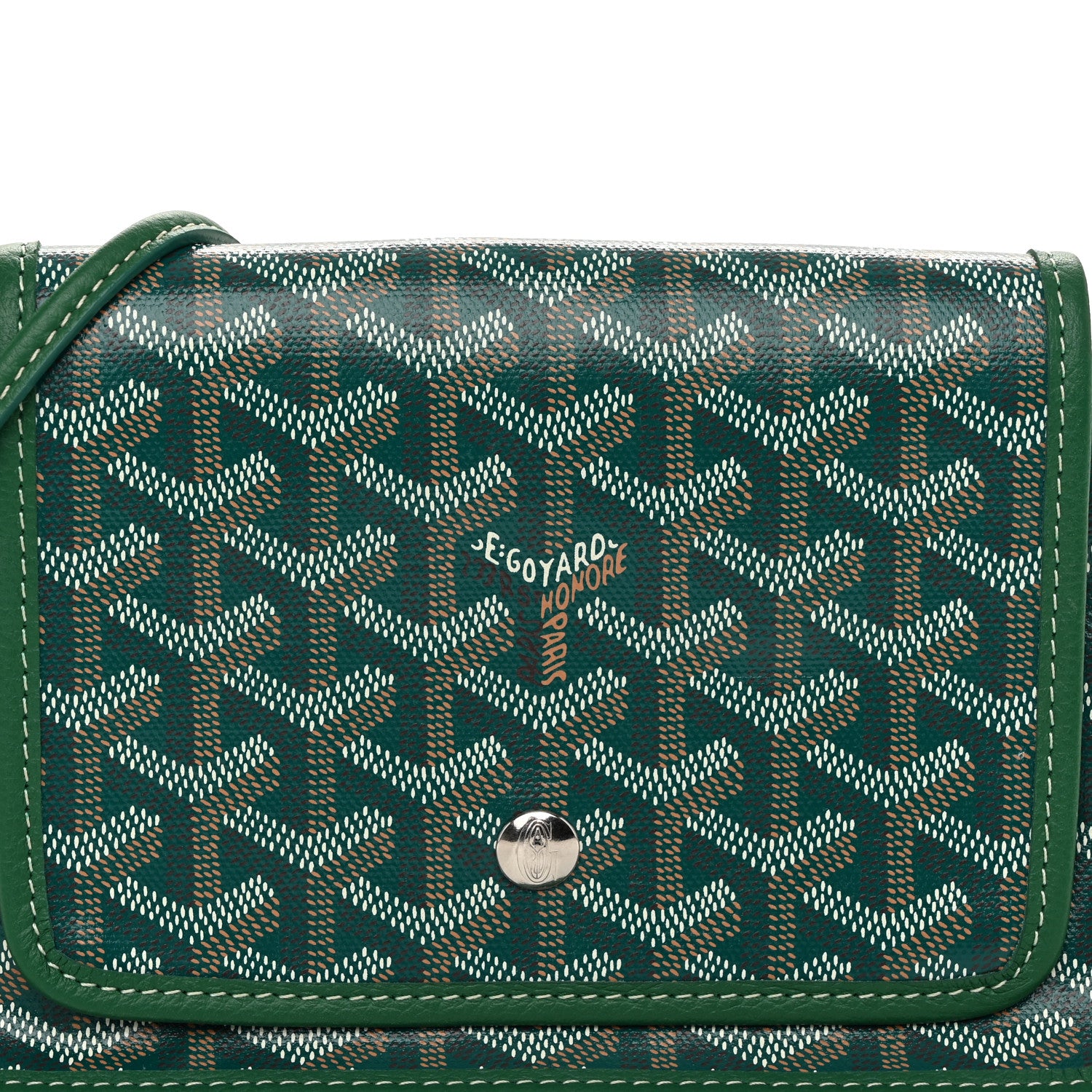 Goyard Goyardine Plumet Wallet Clutch Green 7 of 9