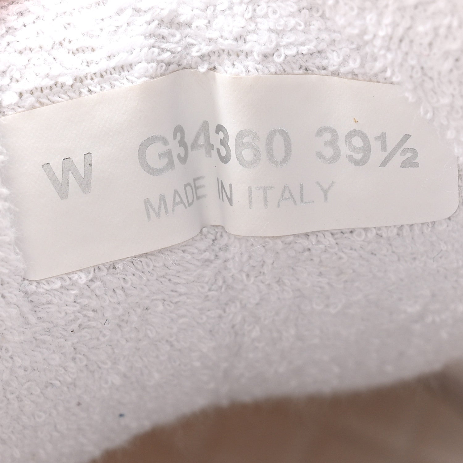 Chanel Suede Calfskin Fabric CC Sneakers 39.5 White 14 of 28