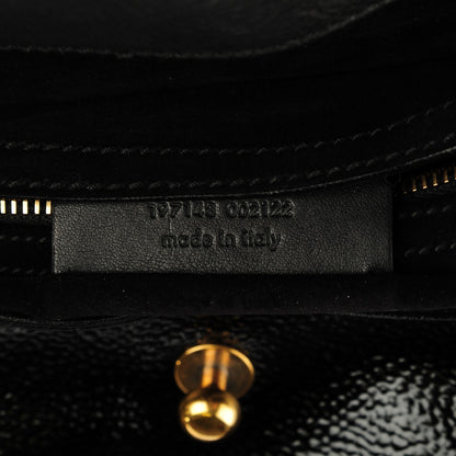 Saint Laurent Pony Hair Patent Large Muse Two Black 7 of 7