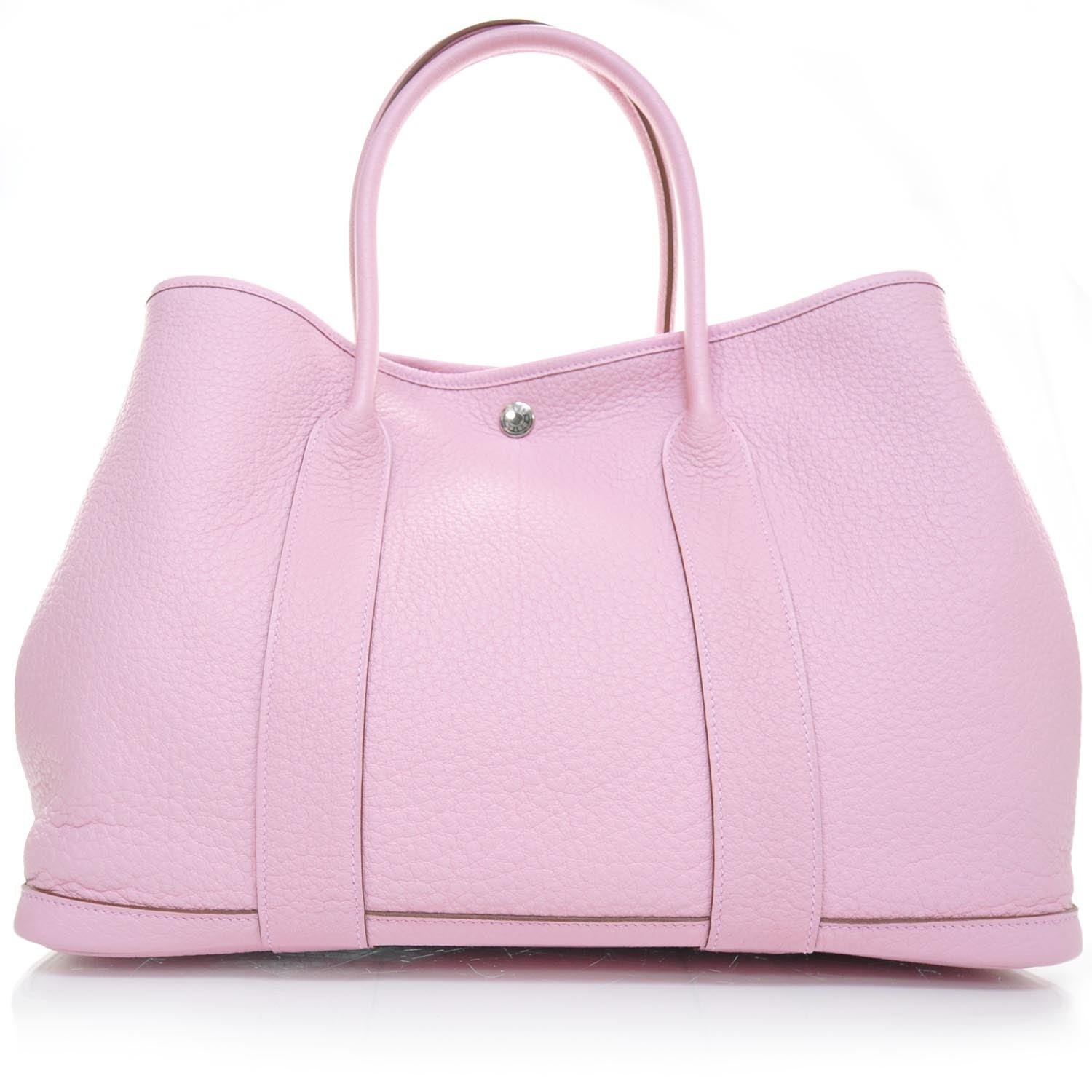 Hermes Buffalo Leather Garden Party Tote 36 5P Pink 1 of 10