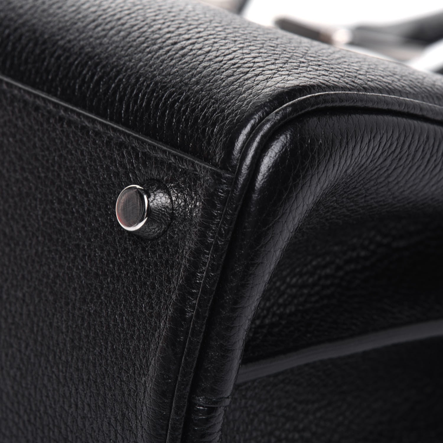 Gucci Grainy Calfskin Small Zumi Top Handle Bag Black 14 of 16