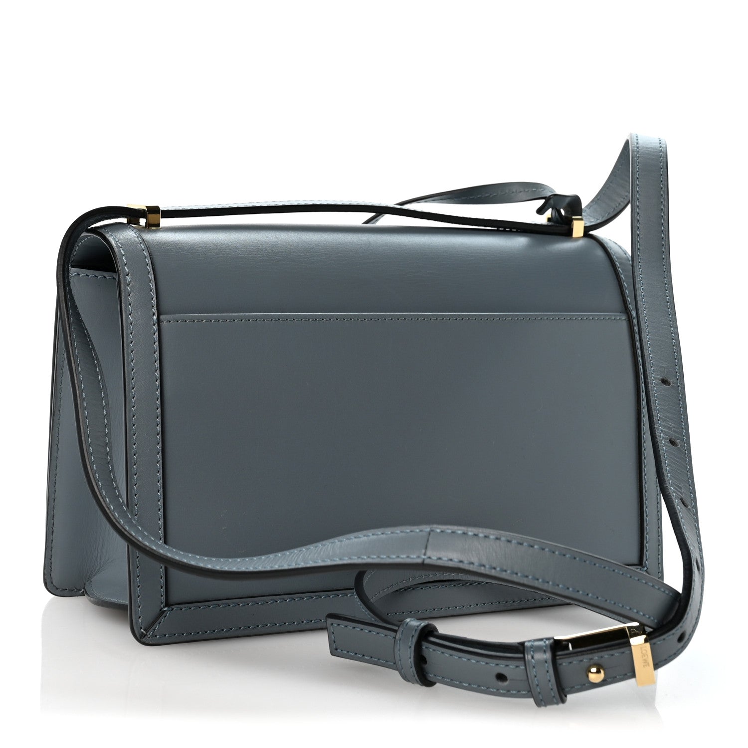 Loewe Calfskin Medium Barcelona Shoulder Bag Stone Blue 3 of 12