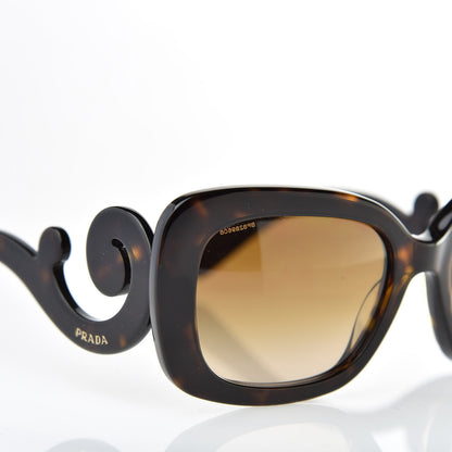 Prada Acetate Baroque Sunglasses SPR 27O Tortoise 8 of 9
