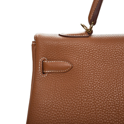 Hermes Togo Kelly Retourne 35 Gold 24 of 34