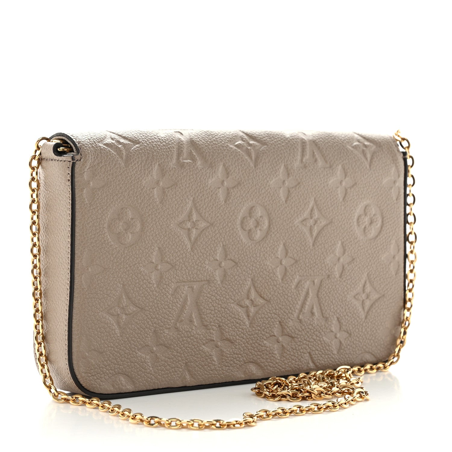 Louis Vuitton Empreinte Pochette Felicie Chain Wallet Tourterelle 4 of 10