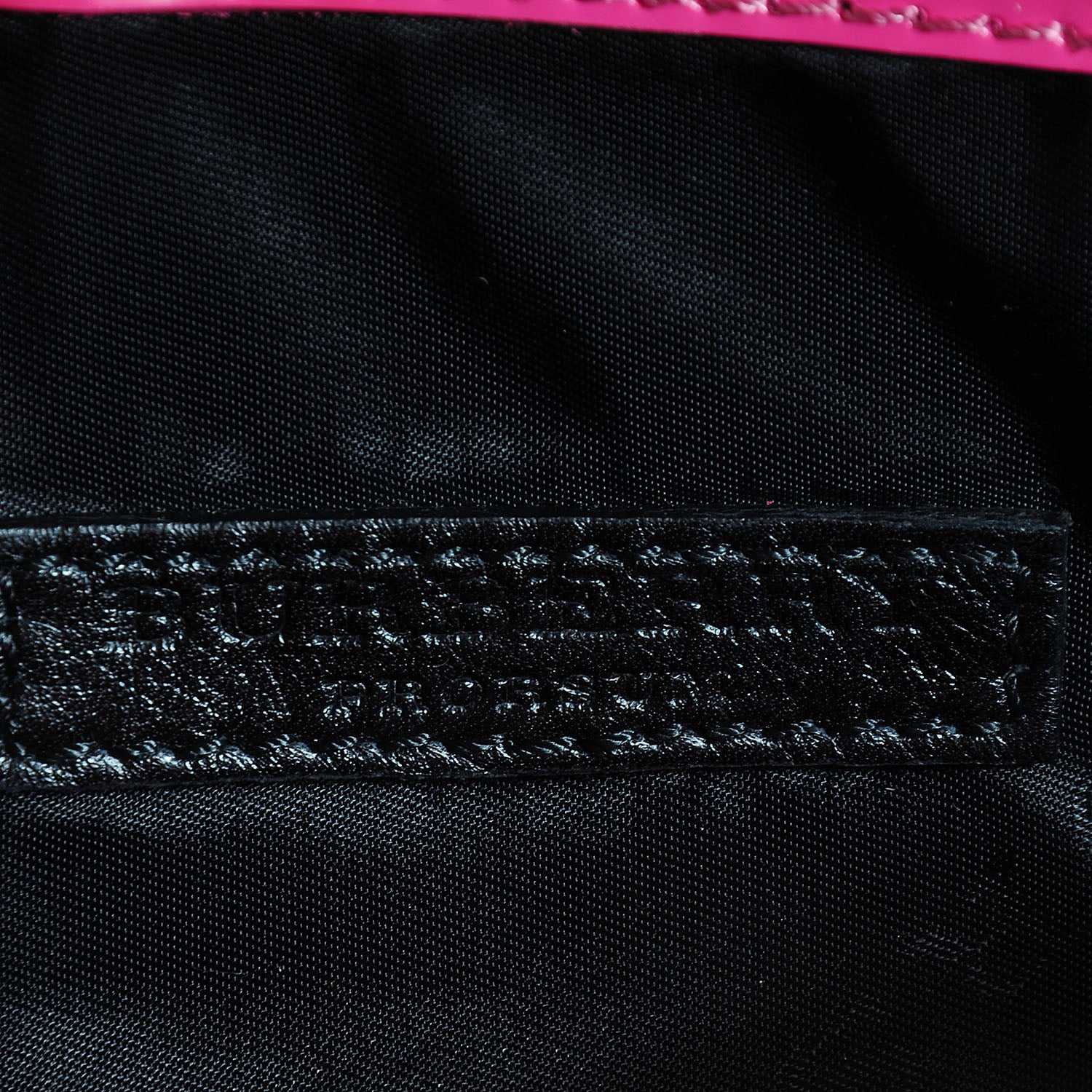 Burberry Patent Bridle Calfskin Parmoor Clutch Bag Pink 14 of 15