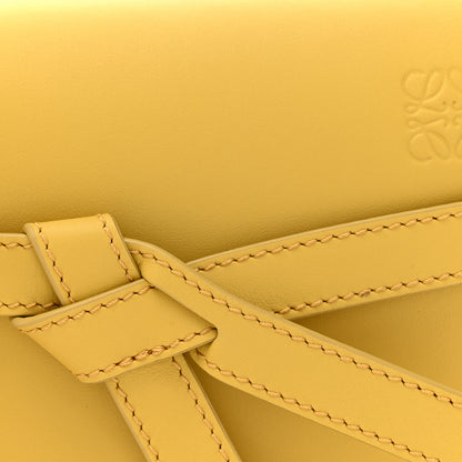 Loewe Calfskin Jacquard Mini Gate Dual Bag Dark Yellow 8 of 11