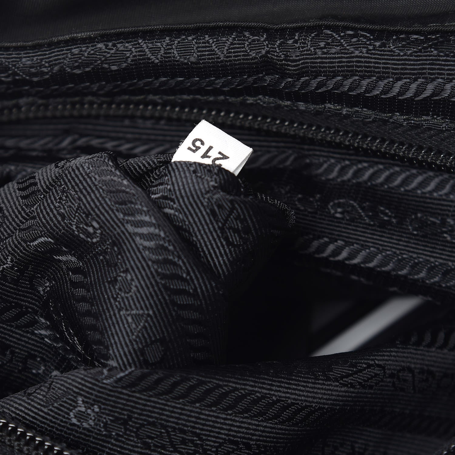 Prada Tessuto Nylon Vela Saffiano Large Backpack Black 8 of 11