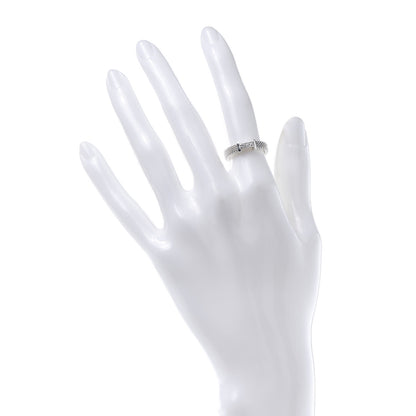 Tiffany Sterling Silver Diamond Narrow Somerset Ring 49 5 2 of 4