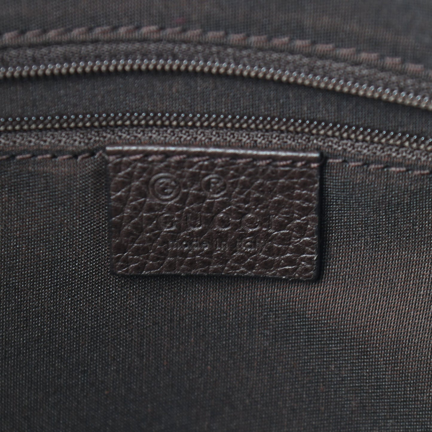 Crystal Monogram Medium Princy Tote Dark Brown