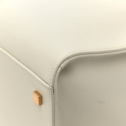 Saint Laurent Calfskin Commuter Duffle White 16 of 16