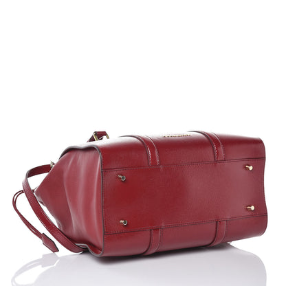 Burberry Patent Calfskin Medium Dinton Tote Alizarin Crimson 4 of 8