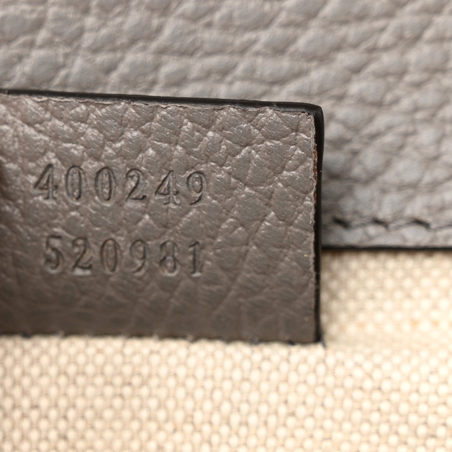 Pebbled Calfskin Small Dionysus Shoulder Bag Dusty Grey