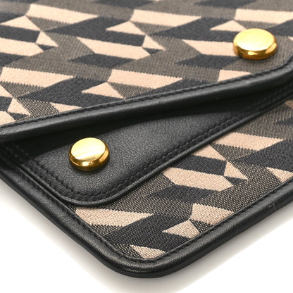 Mulberry Econyl Nylon Jacquard Calfskin Wallet Black 7 of 10