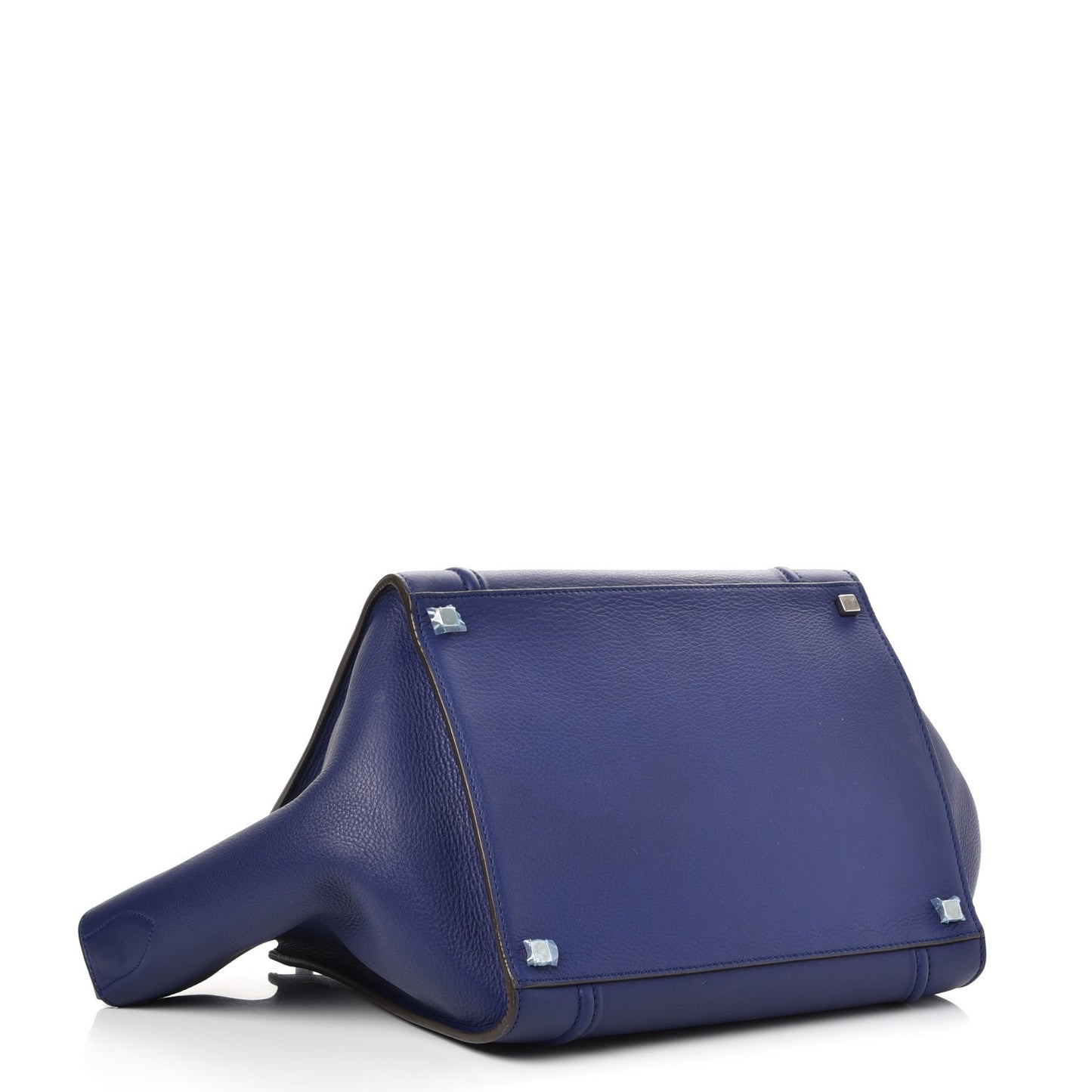 Supple Calfskin Medium Phantom Luggage Royal Blue