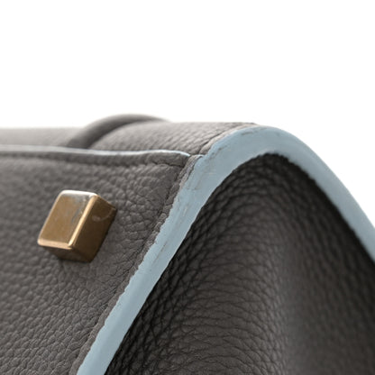 Celine Grained Calfskin Medium Phantom Luggage Grey Blue 15 of 16