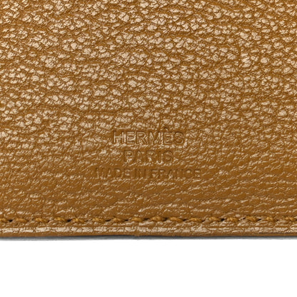 Hermes Chevre Mysore Tarmac PM Passport Holder Kraft 6 of 8