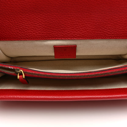 Gucci Dollar Calfskin Swarovski Crystal Small Dionysus Shoulder Bag Hibiscus Red 5 of 10
