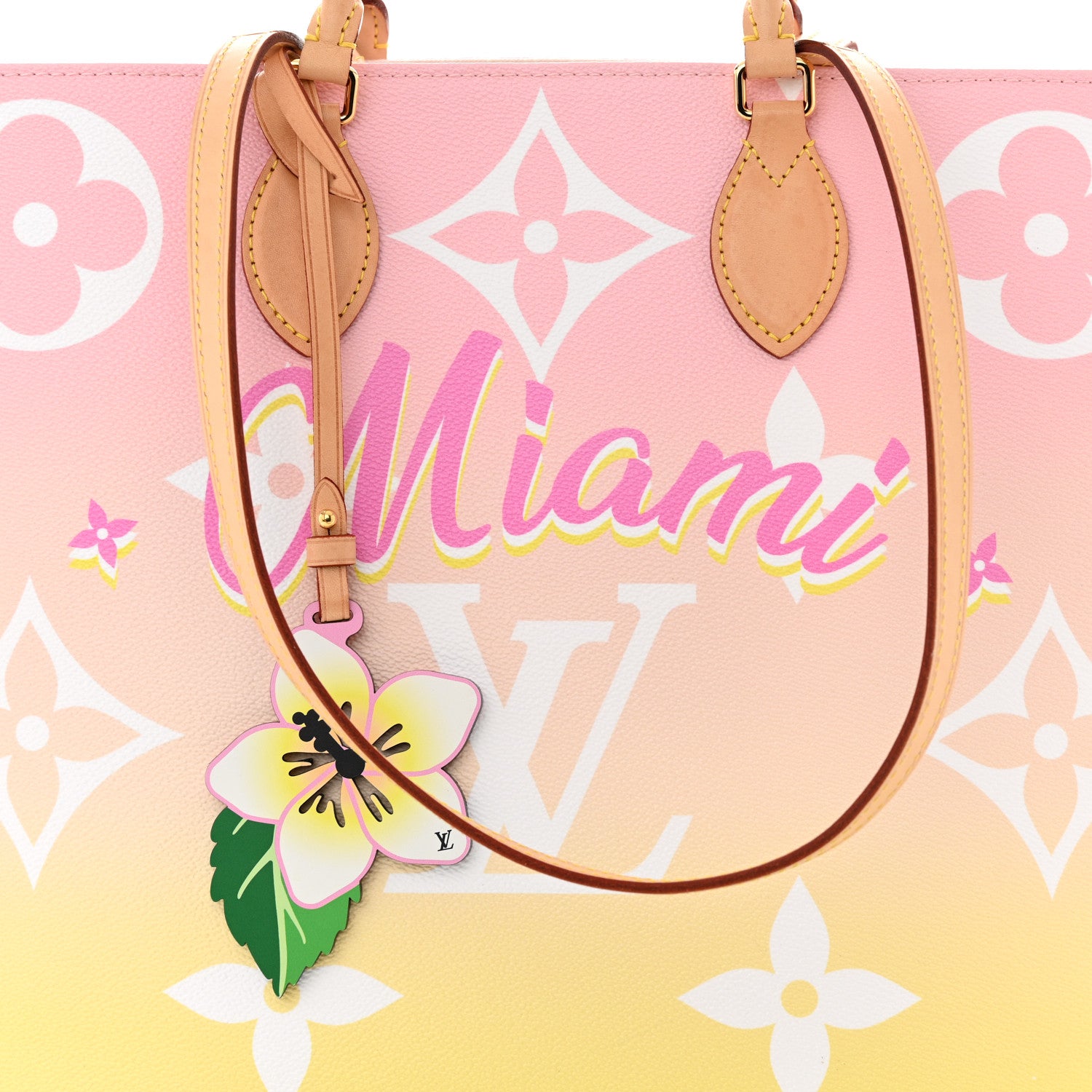 Louis Vuitton Monogram Giant By The Pool Miami Onthego GM Light Pink 7 of 9