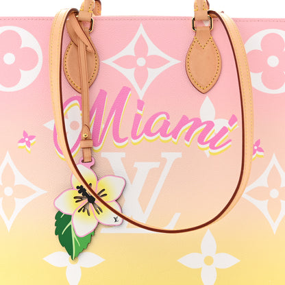 Louis Vuitton Monogram Giant By The Pool Miami Onthego GM Light Pink 7 of 9