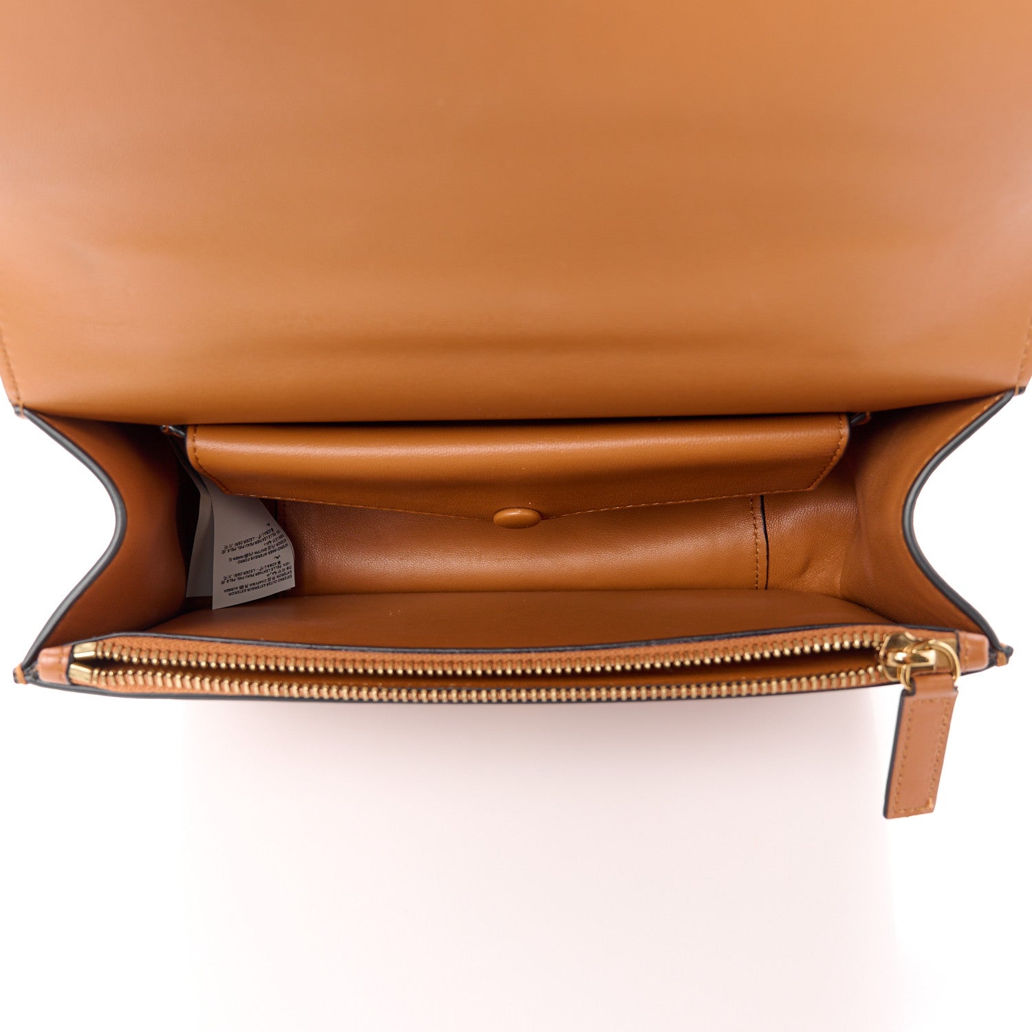 Versace Vitello Barocco Virtus Top Handle Shoulder Bag Brown 5 of 11